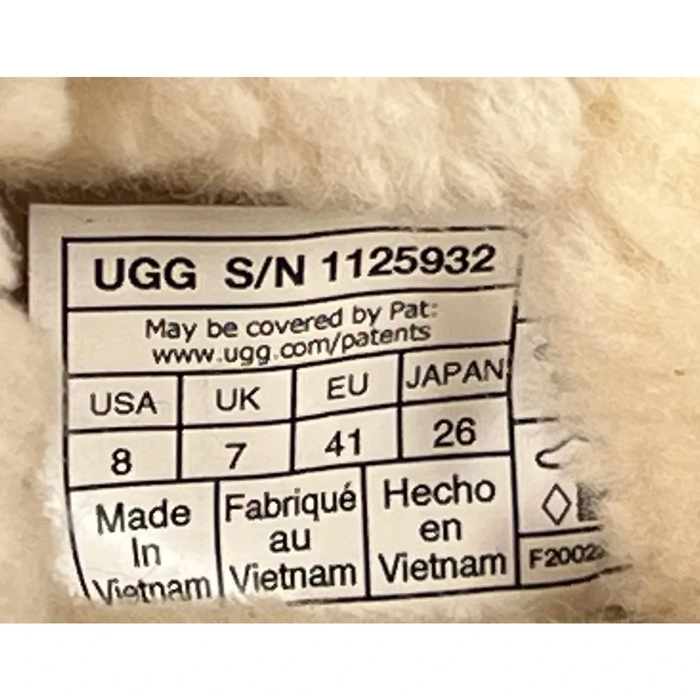 NEW UGG CHESTNUT CORDUROY ASCOT SLIPPERS MOCCASIN SHOES 1125932 SZ 8